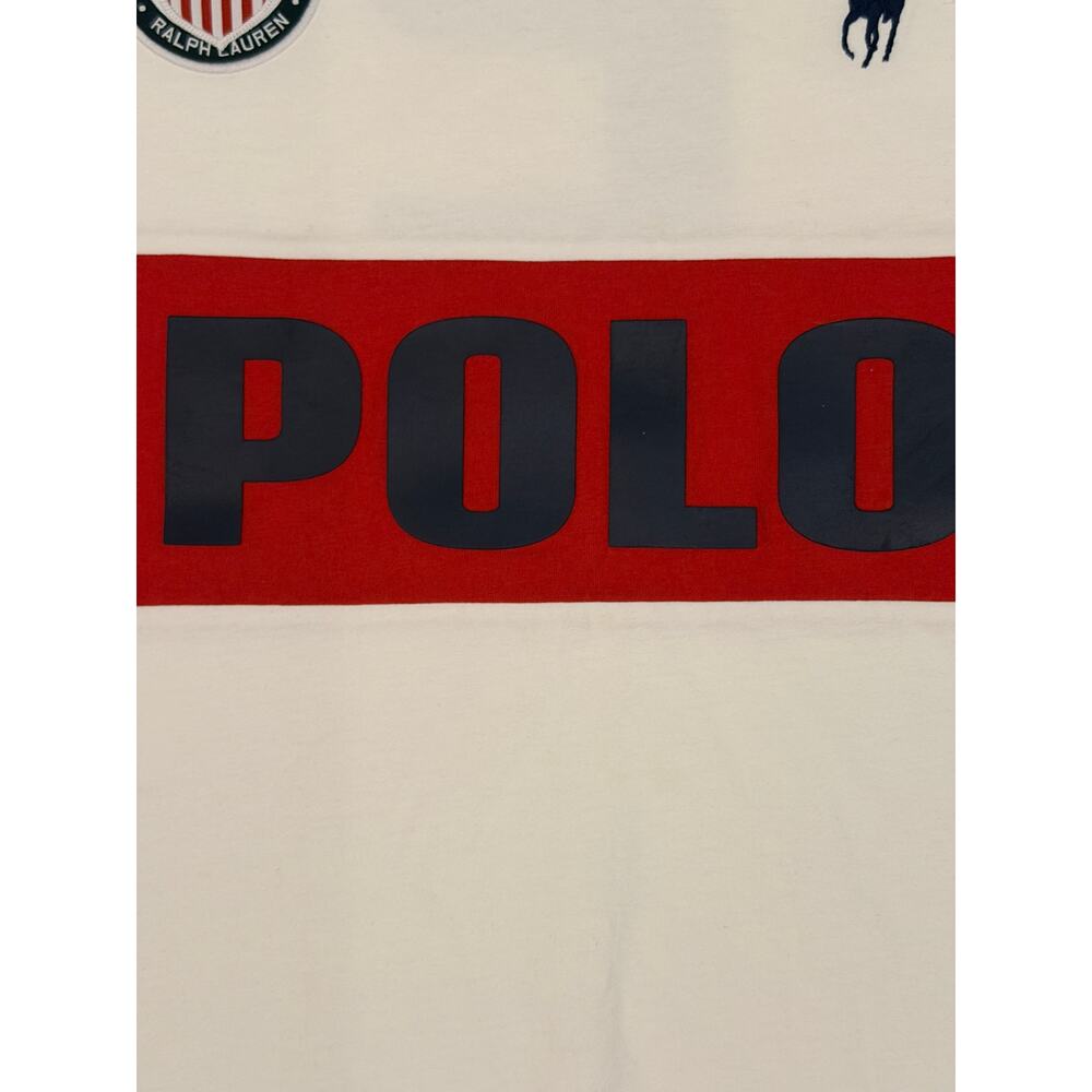Polo Ralph Lauren Team USA T Shirt Mens XL White Big Pony Graphic Olympic - Picture 4 of 7